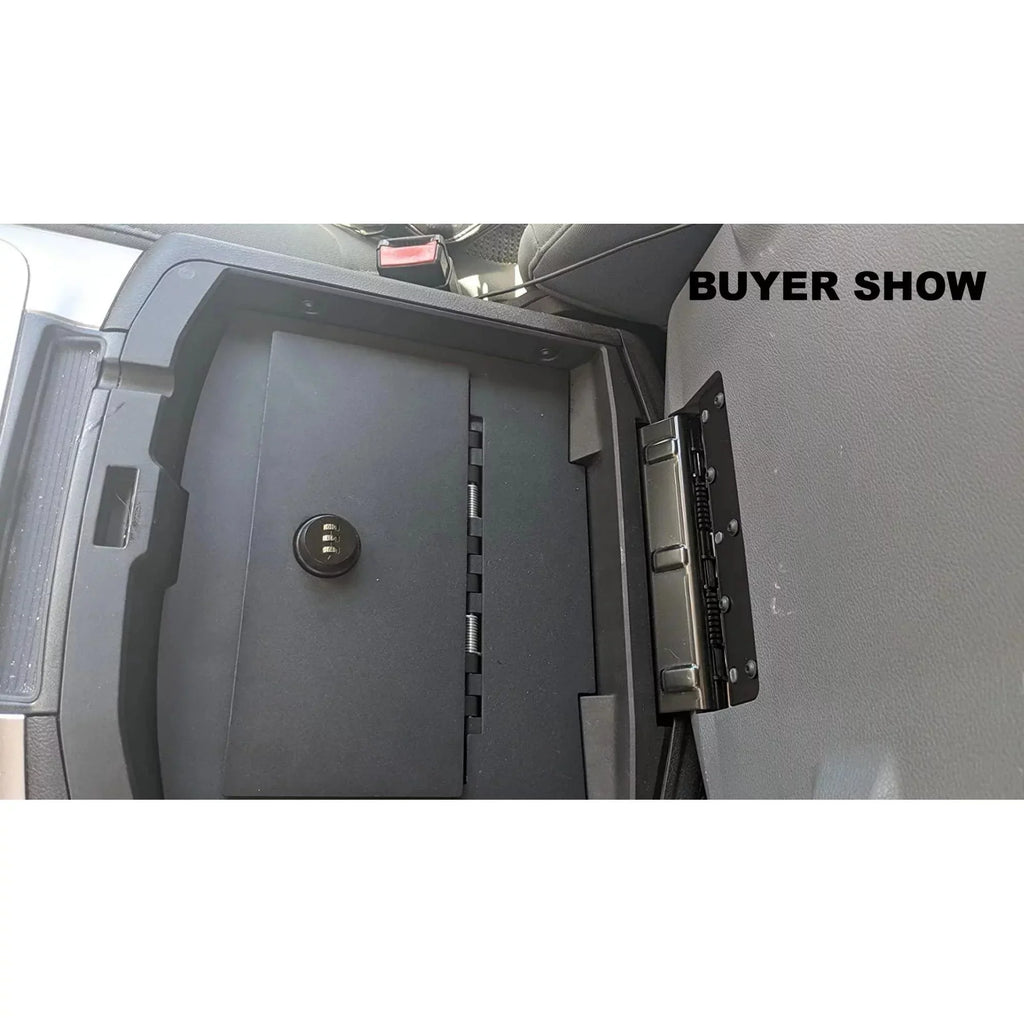KOJEM Center Console Gun Safe Storage Box Console Vault for 2009-2018 Dodge Ram 1500 2500 3500  Lock Console Safe Vault
