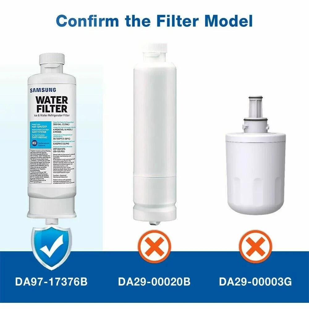 DA97-17376B HAF-QIN Refrigerator aqua Filter DA97-08006C refrigerator filter 4 Pack