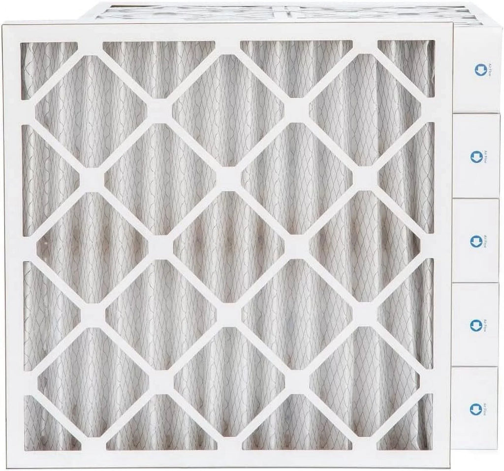 Ext Size: 23-3/8 X 23-3/8 X 3-3/4. Case Of 6. 24X24x4 MERV 8 Pleated HV Furne Air Filters