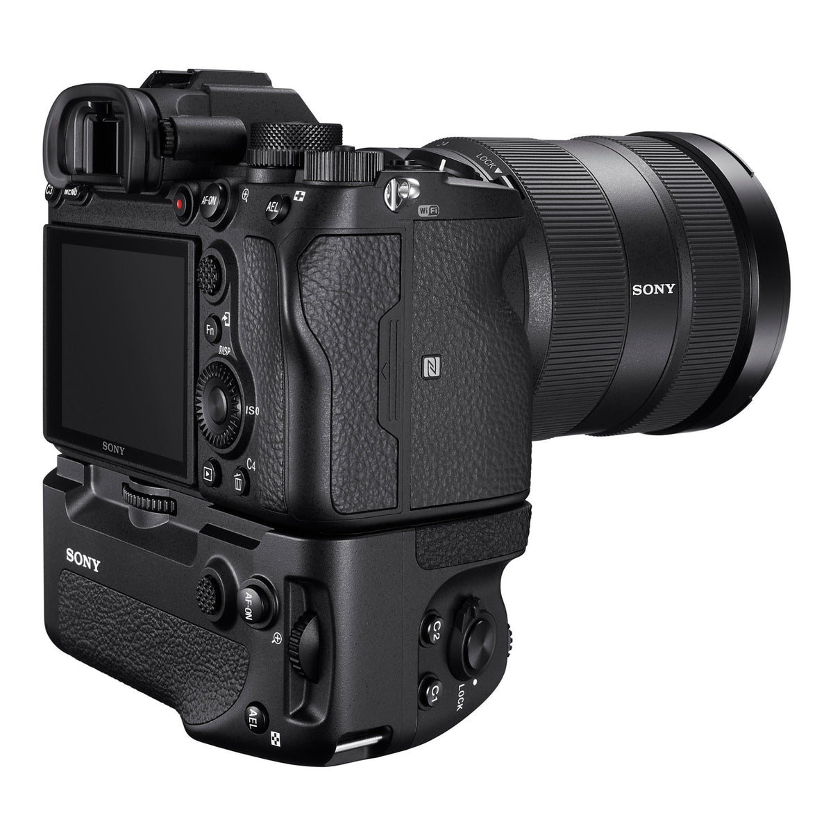 Vertical Grip for Alpha a7R IV Camera with 64GB SD Card Bundle