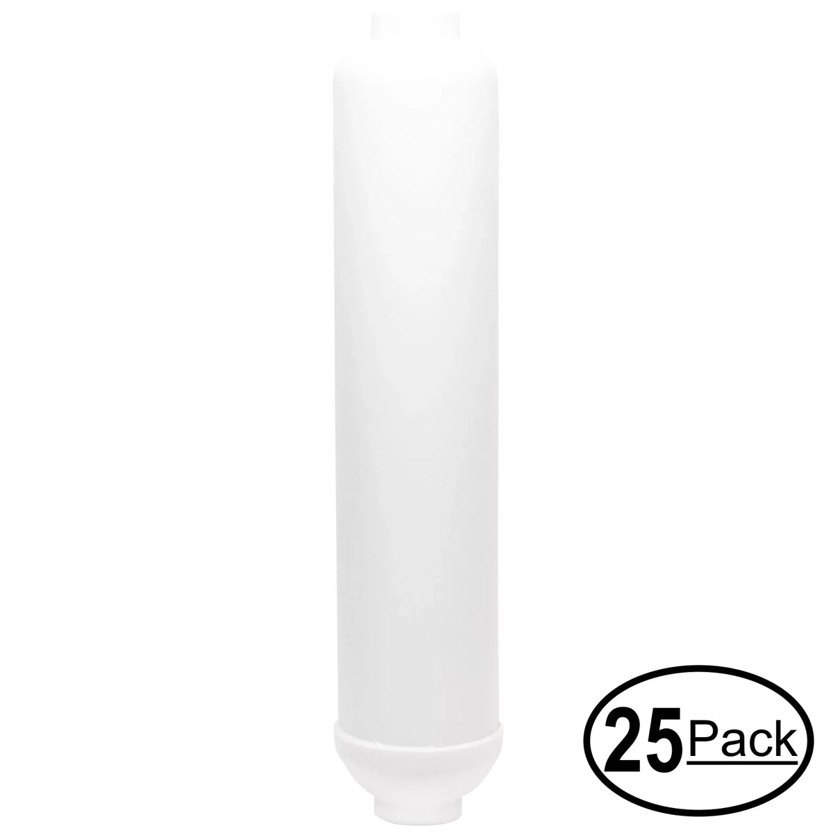 25-Pack Replacement for PurePro EC106P-Alkaline Inline Filter Cartridge - Universal 10-inch Cartridge for PurePro Alkaline RO System - Denali Pure Brand