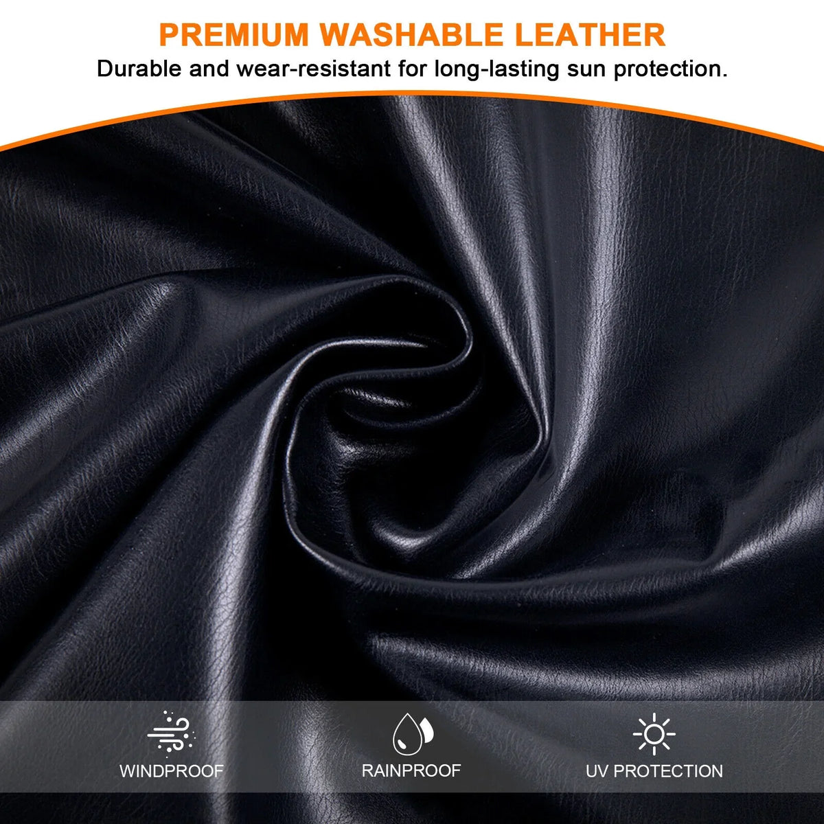 Soft Top Bikini Top protector for Jeep Wrangler JK 2007-2017 2-Door Extended PU Leather Anti-UV Top Roof Black