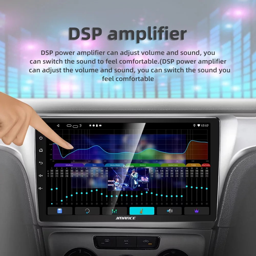 JMANCE Car GPS Radio for Jeep Compass Patriot 2010-2017 Android 10 Player 10.1" Sat Nav Stereo 2+32GB