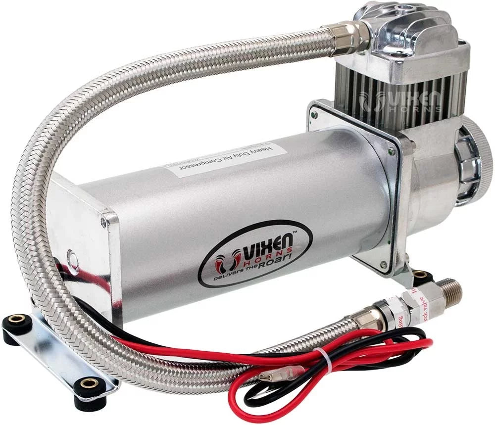 Fits Vehicles like Pickup/Jeep/SUV VXO8330APRO/4124XC. Super Loud dB. Complete Onboard System- 200psi Air Compressor, 3 Gallon Aluminum Tank, 4 Trumpets. Vixen Horns Train Horn Kit for Trucks/Car/Semi