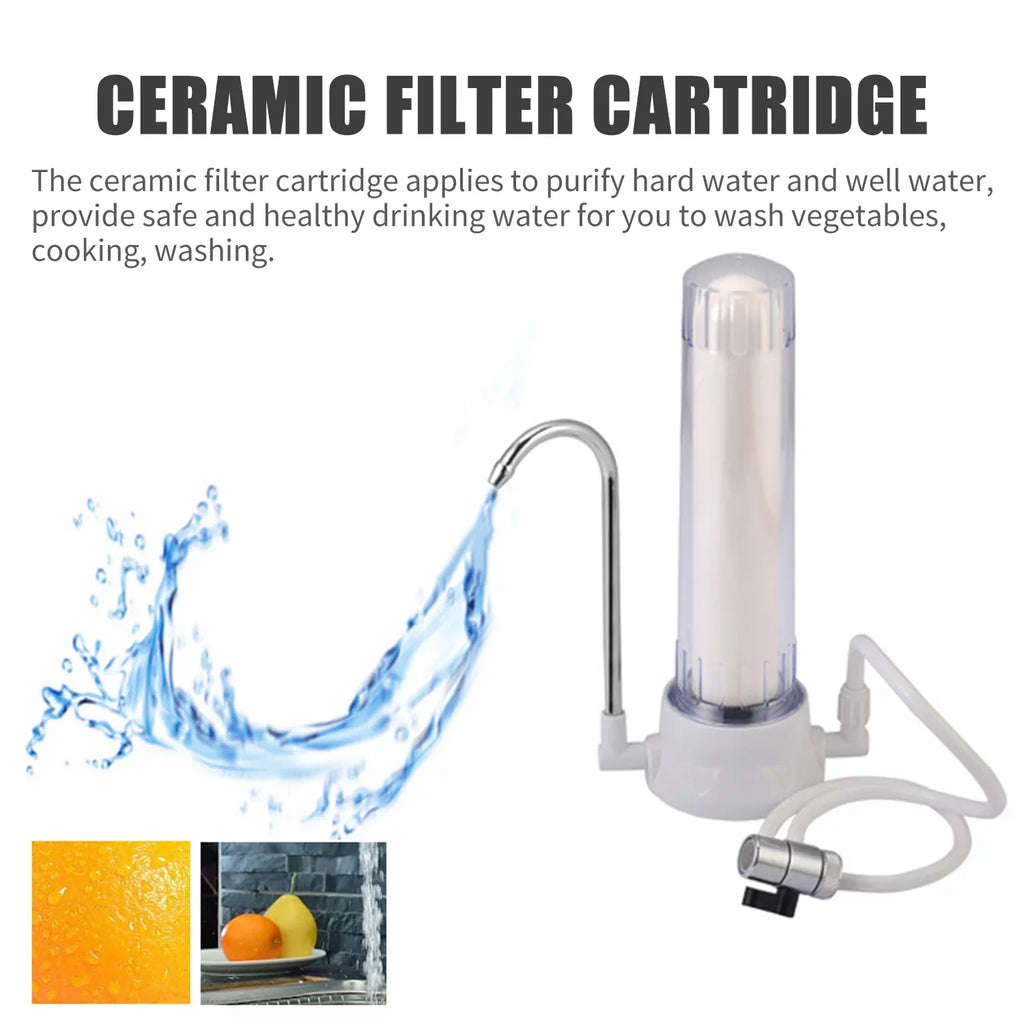 GoolRC Countertop Filtration,With Ceramic liquid ReducesFluoride Kitchen Countertop aqua Fluoride Easy Installation Easy Installation moisture Installation WaterTap liquid Reduces Yorten