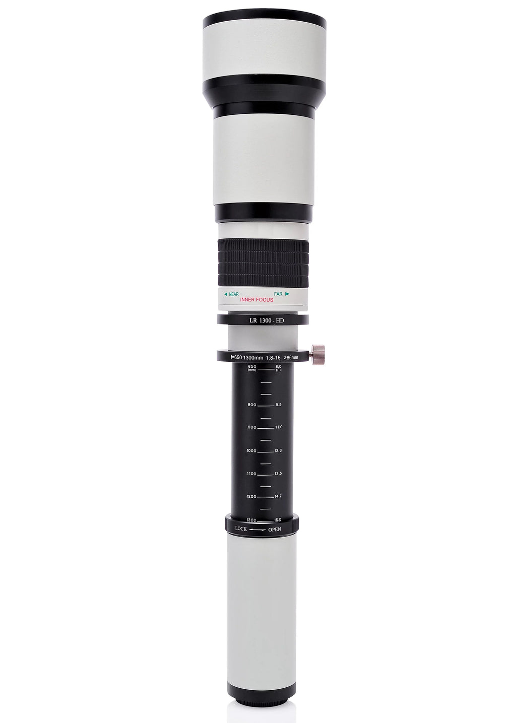 Opteka 650-1300mm High Definition Telephoto Lens for  Alpha E-Mount a9, a7r, a7s, a7, a6500, a6300, a6000, a5100, a5000, a3000, NEX-7, NEX-6, NEX-5T, NEX-5N, 5R and 3N Digital Mirrorless Cameras