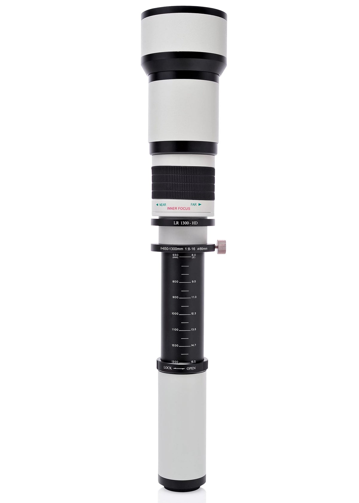 Opteka 650-1300mm High Definition Telephoto Lens for  Alpha E-Mount a9, a7r, a7s, a7, a6500, a6300, a6000, a5100, a5000, a3000, NEX-7, NEX-6, NEX-5T, NEX-5N, 5R and 3N Digital Mirrorless Cameras