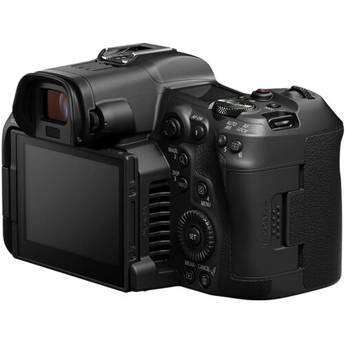 EOS R5 C Mirrorless Cinema Camera w/RF 24-105mm f/4 L IS USM Lens + EF 75-300mm f/4-5.6 III Lens + 2X 64GB Memory + Filters + TTL Flash + More (35pc Bundle)