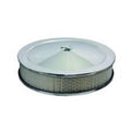 Carb Flange High Dome Air Cleaner Assembly, Flat Base. Element 5.12 in. Round 3 in. 14 in