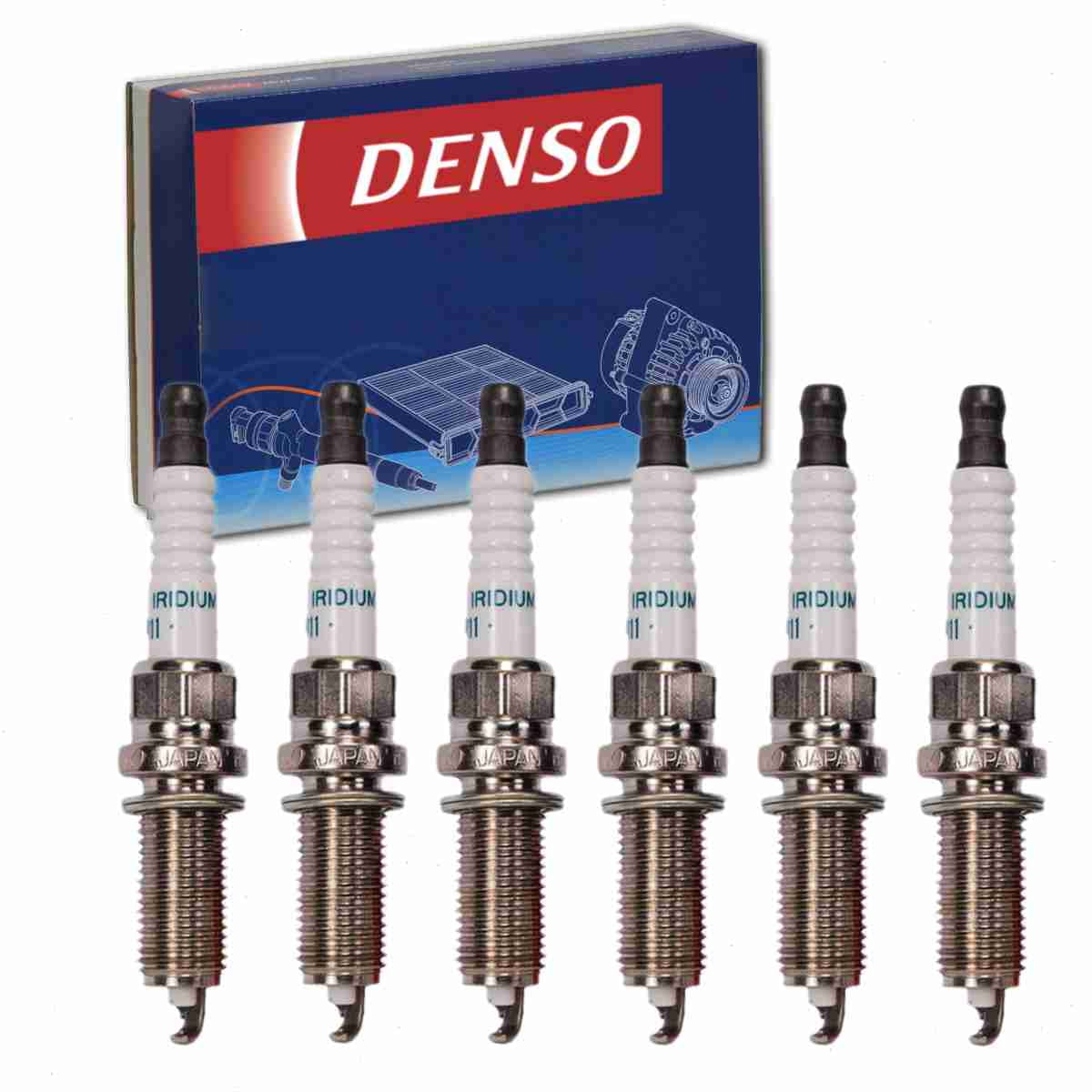 6 pc DENSO Spark Plugs suitable with Infiniti G37 3.7L V6 2008-2013