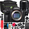 a7R III Full Frame Mirrorless Camera Body ILCE-7RM3A/B Bundle with Tamron 28-75mm F2.8 Di III VXD G2 Lens A063 + Deco Gear Bag + Extra Battery & Dual Charger+ 64GB Card+ Tripod & Kit Accessories