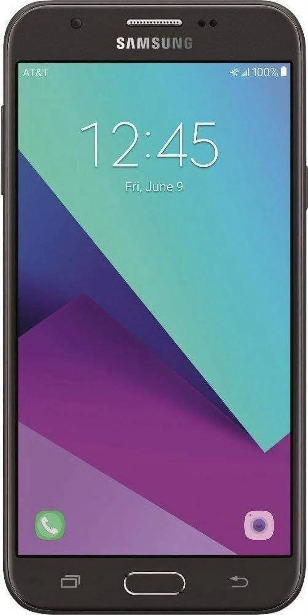 Galaxy J7, SM-J727A, 16GB, Black, 4G LTE, 5.5" Smartphone, AT&T