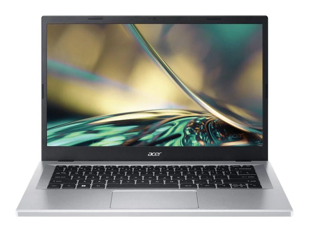 Aspire 3 14 A314-36P -  Core i3 - N305 - Win 11 Home in S mode - UHD Graphics - 8 GB RAM - 128 GB SSD - 14" IPS 1920 x 1080 (Full HD) - Wi-Fi 6 - pure silver - kbd: US Intl