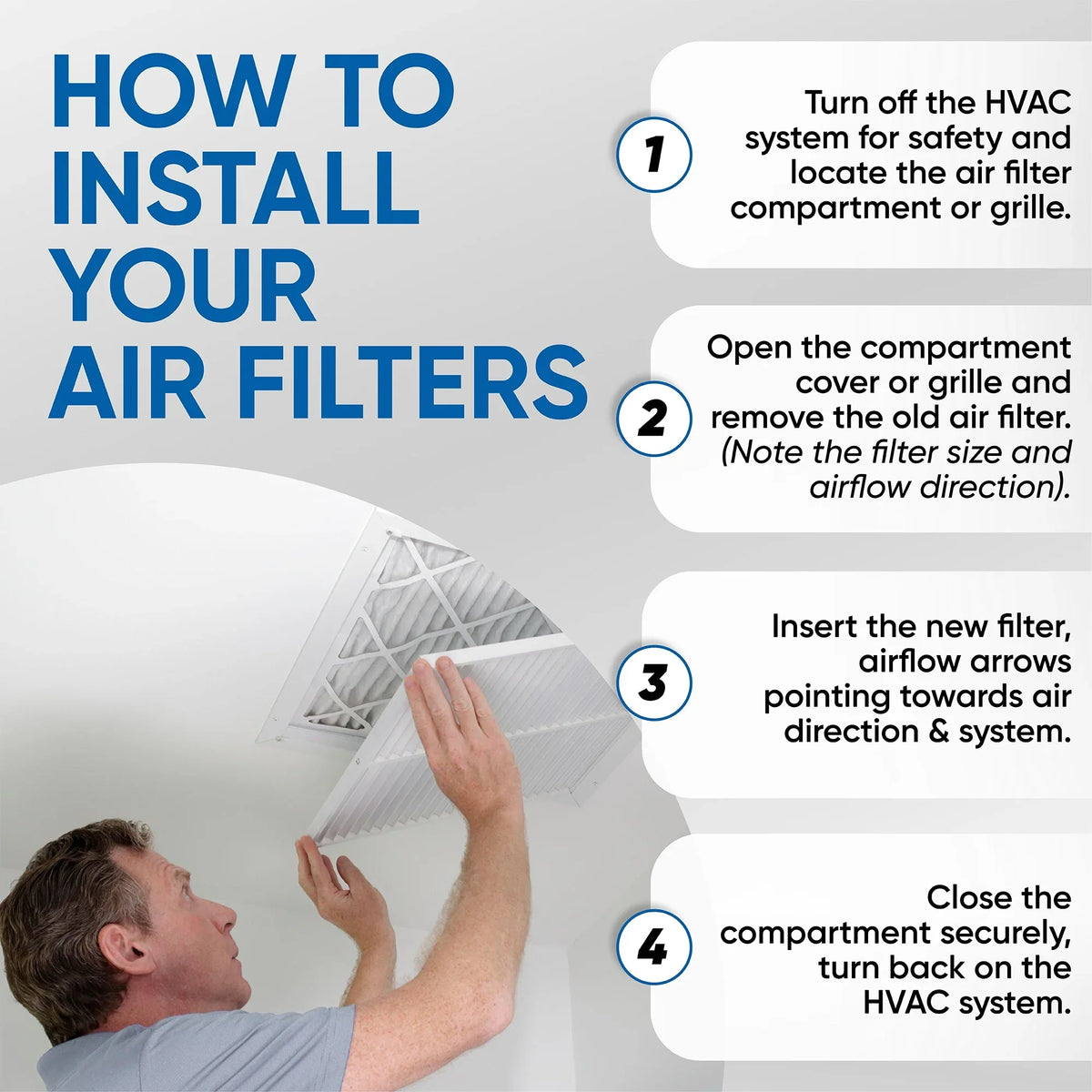 ( 8 Pack ) Replacement filters for Carrier, Payne, & Bryant. 21-1/2 x 23-5/16 x 1 MERV 10 Pleated AC Furnace Air Filters by Glasfloss Industries