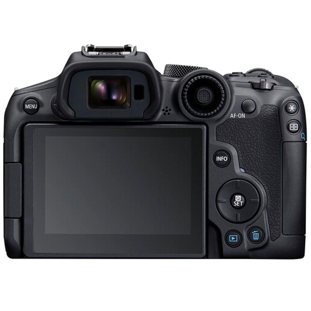 EOS R7 Mirrorless Camera with RF-S 18-45mm f/4.5-6.3 IS STM Lens +  EF 75-300mm f/4-5.6 III Lens + 64GB Memory Card + Tripod + Case & More