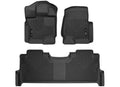 Husky Liners X-act Contour Series Front & 2nd Seat Floor Liners Black Fits 17-22  F-250/F-350/F-450 Crew Cab Carpet Vehicle has factory storage box Fits select: 2017-2023  F250