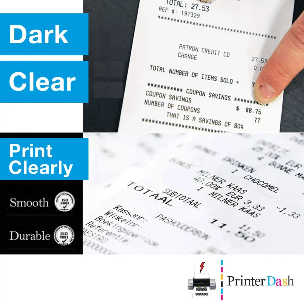 Printer Ribbons (6/PK) (RC-002P). PrinterDash appropriate Replacement for Star-Micronics MP-200 Series/MP-235/MP-242/MP-292/MP-512/SP-200 Series/SP-212/SP-242/SP-500/SP-2000 Purple P.O.S