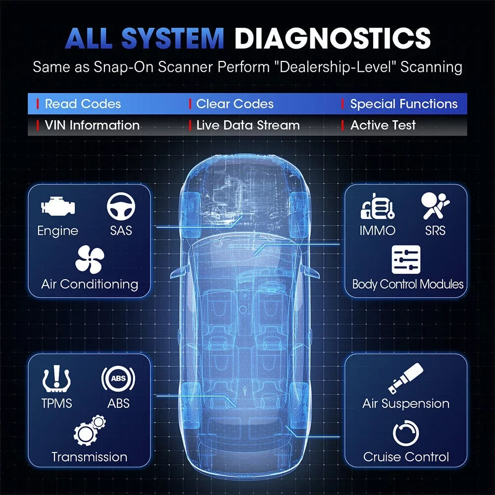 Autel MaxiCOM MK808S OBD2 Scanner Car Diagnostic Code Reader 28+ Service, Active Test, All System Diagnosis, FCA Autoauth Updated of MaxiCheck MX808 MK808