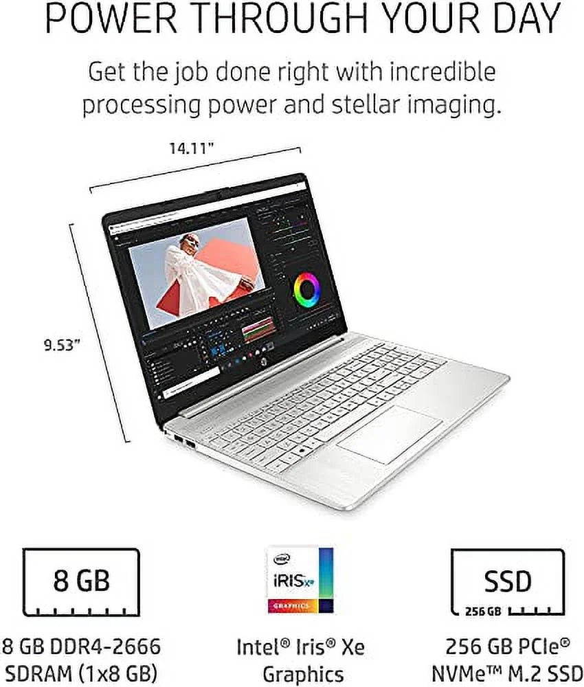 2021 Newest  15.6" IPS FHD Laptop,  i5-1135G7(Benchmark Beats  i7-1065G7),  Iris Xe, 32GB DDR4 RAM, 1024GB PCIE SSD, Fingerprint, Lightweight, Bundle HDMI, Win 10 Home, Silver
