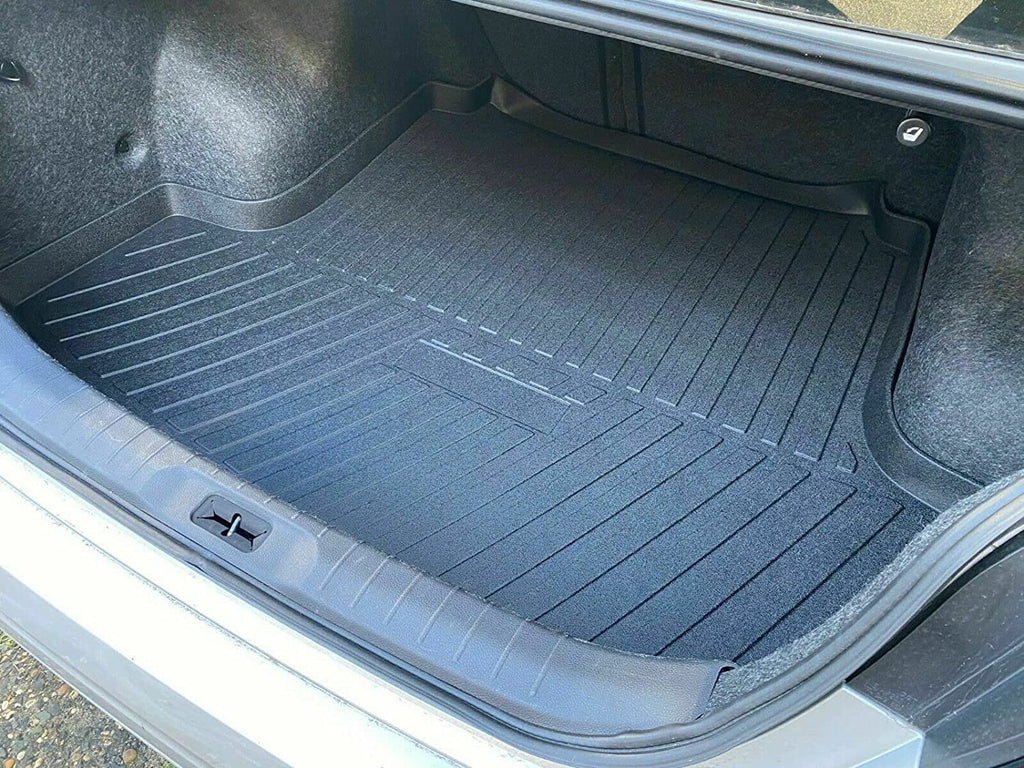 EACCESSORIES EA Cargo Liner – Trunk Mat for Nissan Altima 2013-2023 – climate-immune Trunk Mats for Cars with Raised Lip – Non-Slip Car Trunk Mat Rubber – Easy to Install – Laser Pre-Cut Design
