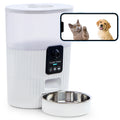 Owlet Home Smart Automatic Pet Feeder with 1080P HD Camera for Cats & Dogs (3.5L), WiFi, Live Video, Auto Night Vision, 2-Way Audio, Works with Alexa & Google Assistant, Motion Alert, No Monthly Fee