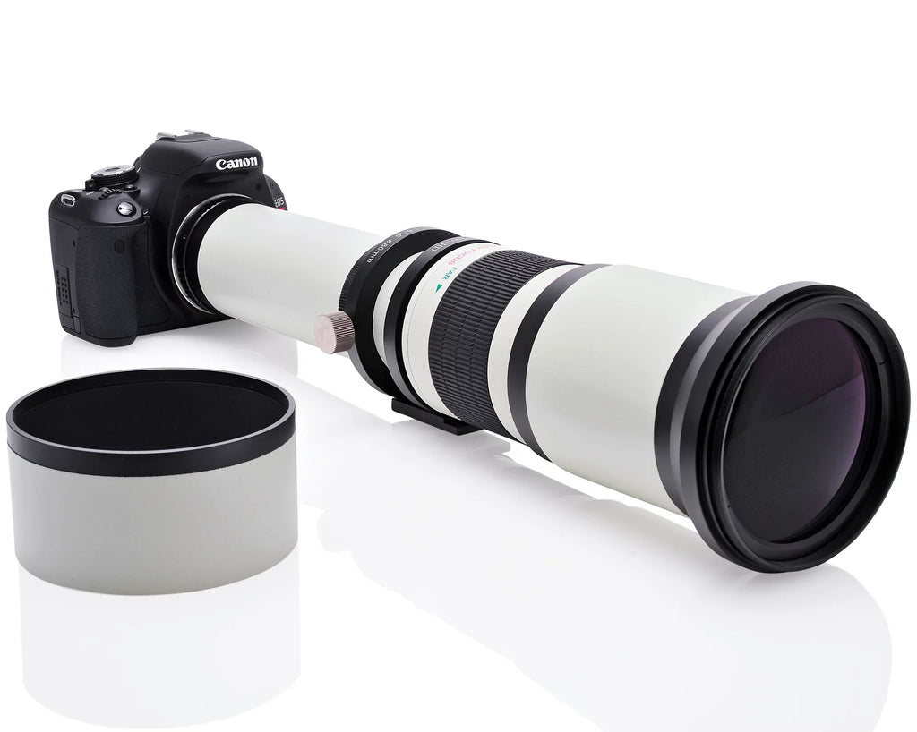 Opteka 650-1300mm High Definition Telephoto Lens for  Alpha E-Mount a9, a7r, a7s, a7, a6500, a6300, a6000, a5100, a5000, a3000, NEX-7, NEX-6, NEX-5T, NEX-5N, 5R and 3N Digital Mirrorless Cameras