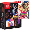 Nintendo Switch OLED Pokemon System With Pokemon Shield Game Bundle