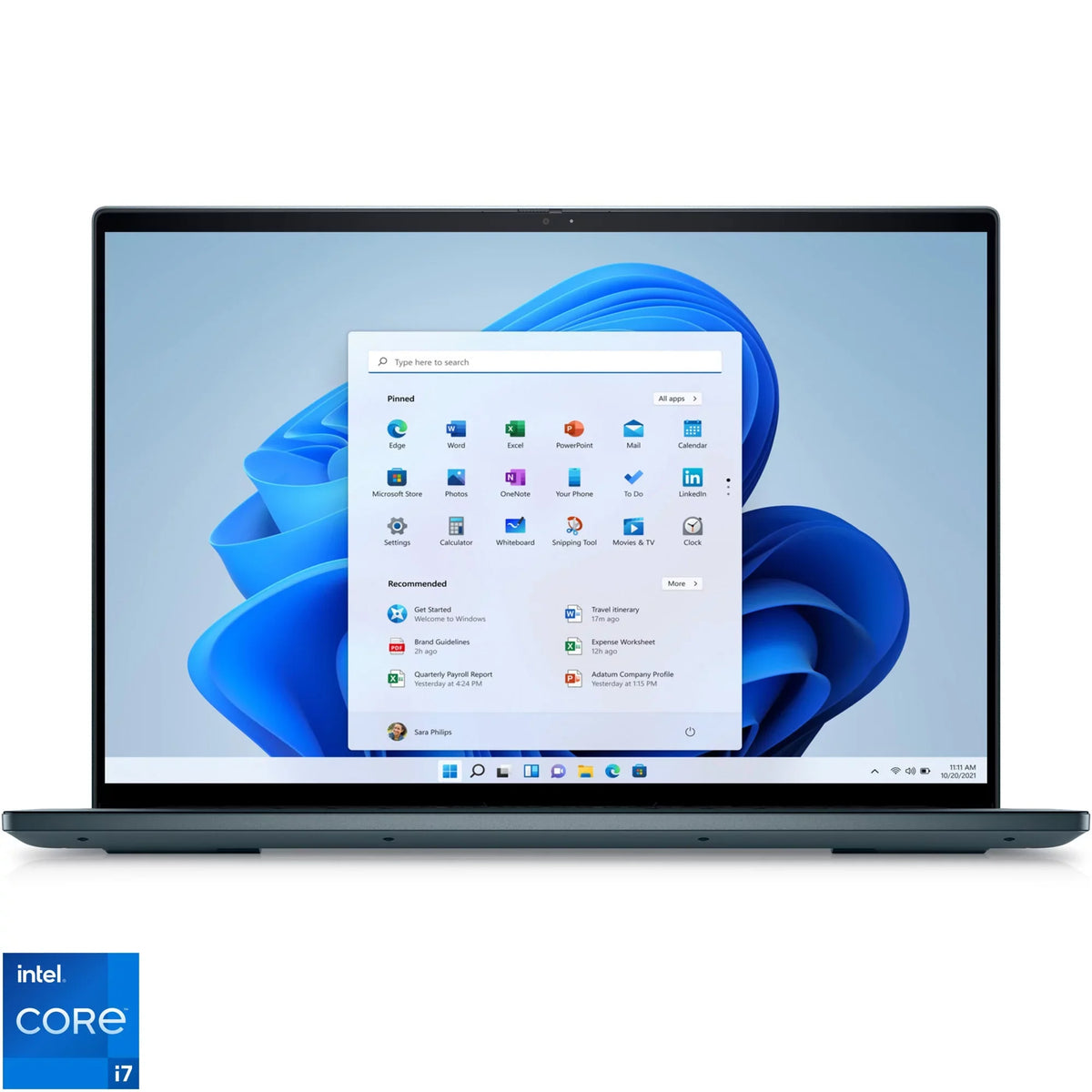 Inspiron 16" Notebook  i7-12700H 40 GB DDR4 1 TB NVMe Windows 11 Home 64-Bit