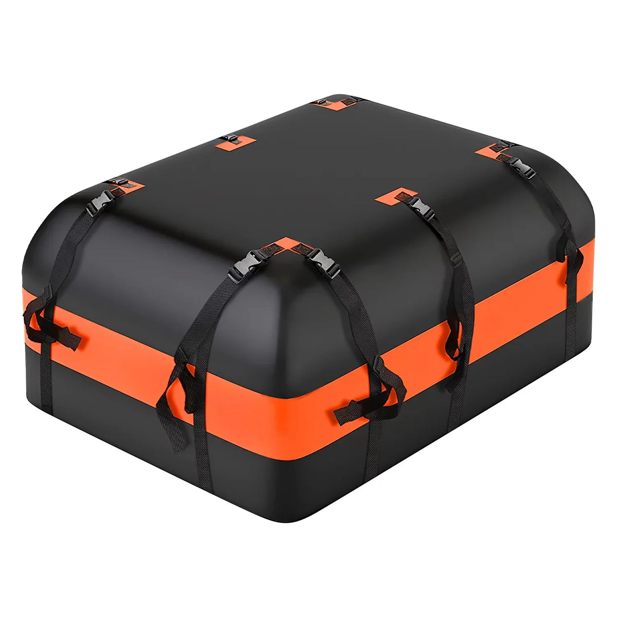 iMounTEK Car Rooftop Cargo Carrier Bag Large Travel Storage Bag 16 Cubic feet Waterproof Suv Luggage Storage Carriers Anti-Slip Mat Suit for All Vehicle, Black