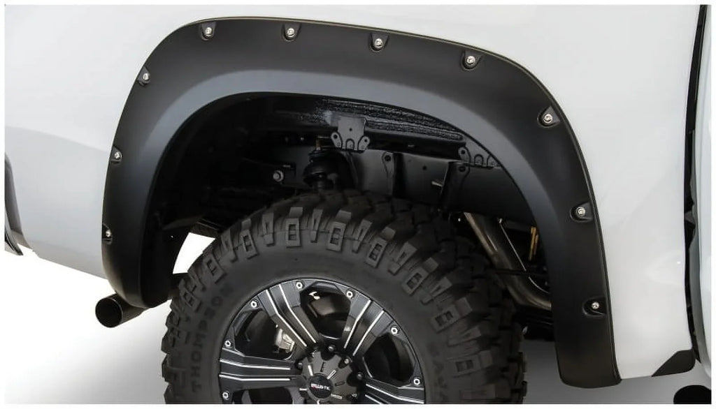 Bushwacker by RealTruck 07-13  Tundra Fleetside Pocket Style Flares 2pc 66.7/78.7/97.6in Bed - Black appropriate with select: 2010 ,2013  Tundra Crewmax SR5