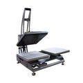 INTBUYING 15x15in Flat Heat Press Machine Double Station Magnetic Heat Sublimation Transfer Cloth Bag Printing