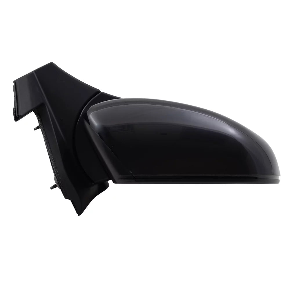 Brock Aftermarket Replacement Passenger Right Power Door Mirror Assembly Paint To Match Black Manual Folding With Heat-Signal-Memory Without Auto Dimming-Side View Camera